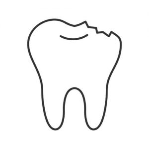 broken tooth